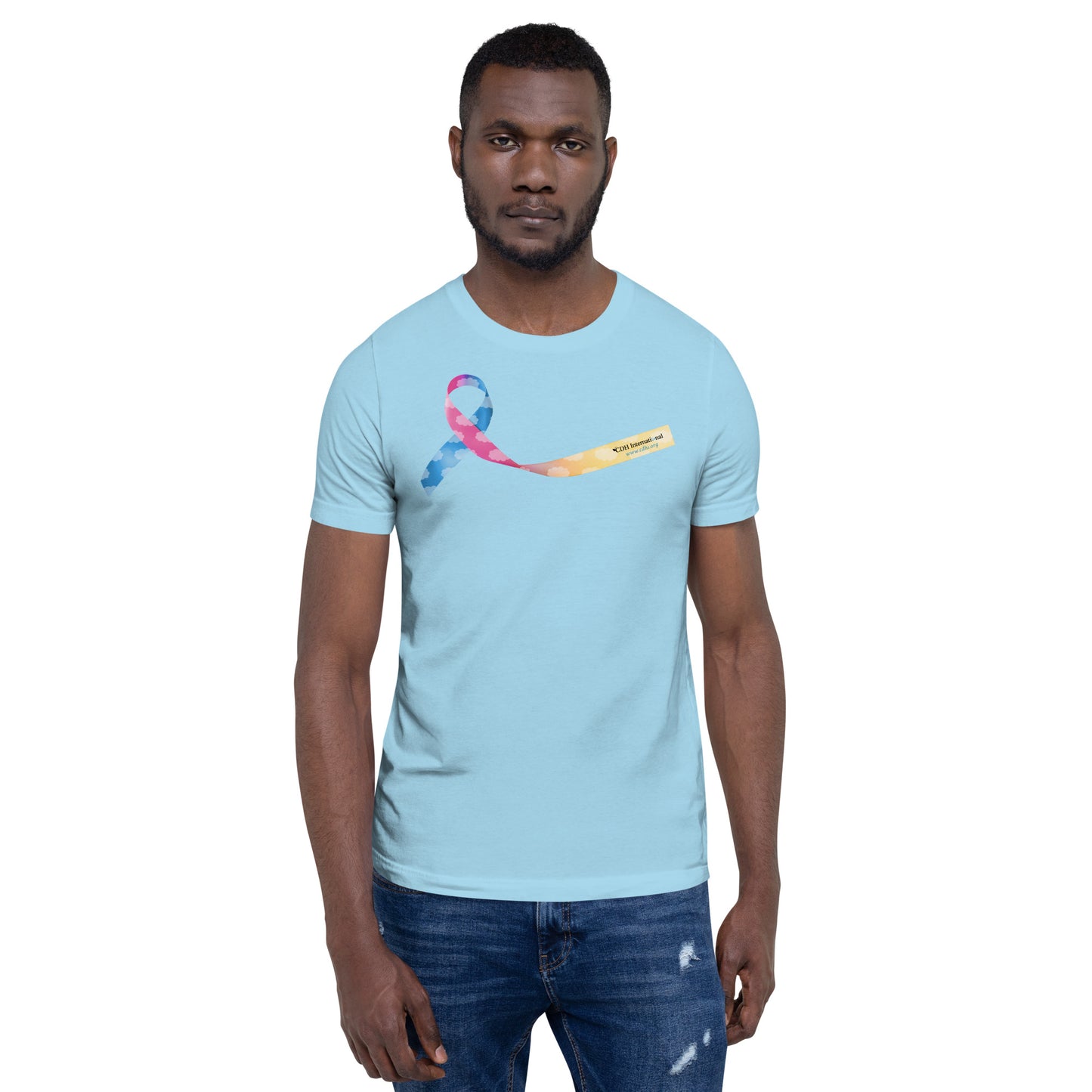 CDHAR- (19) Congenital Diaphragmatic Hernia Awareness Ribbon Unisex Tshirt 2