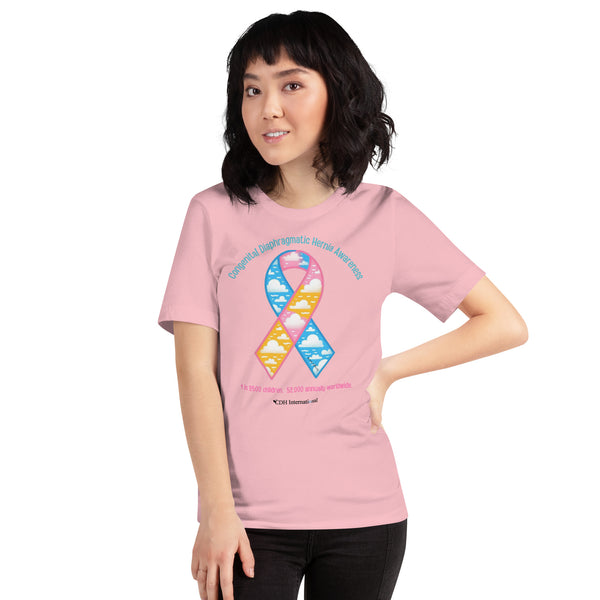 CDHAR- (50) Congenital Diaphragmatic Hernia Awareness Ribbon Unisex t-shirt