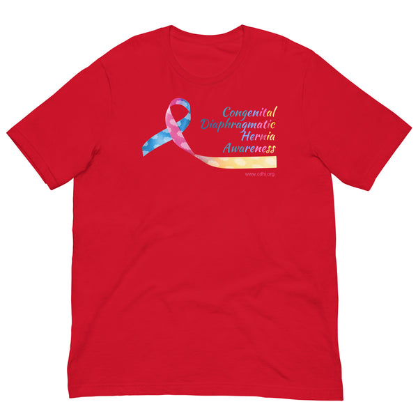 CDHAR- (21) Congenital Diaphragmatic Hernia Awareness Ribbon Unisex T-Shirt