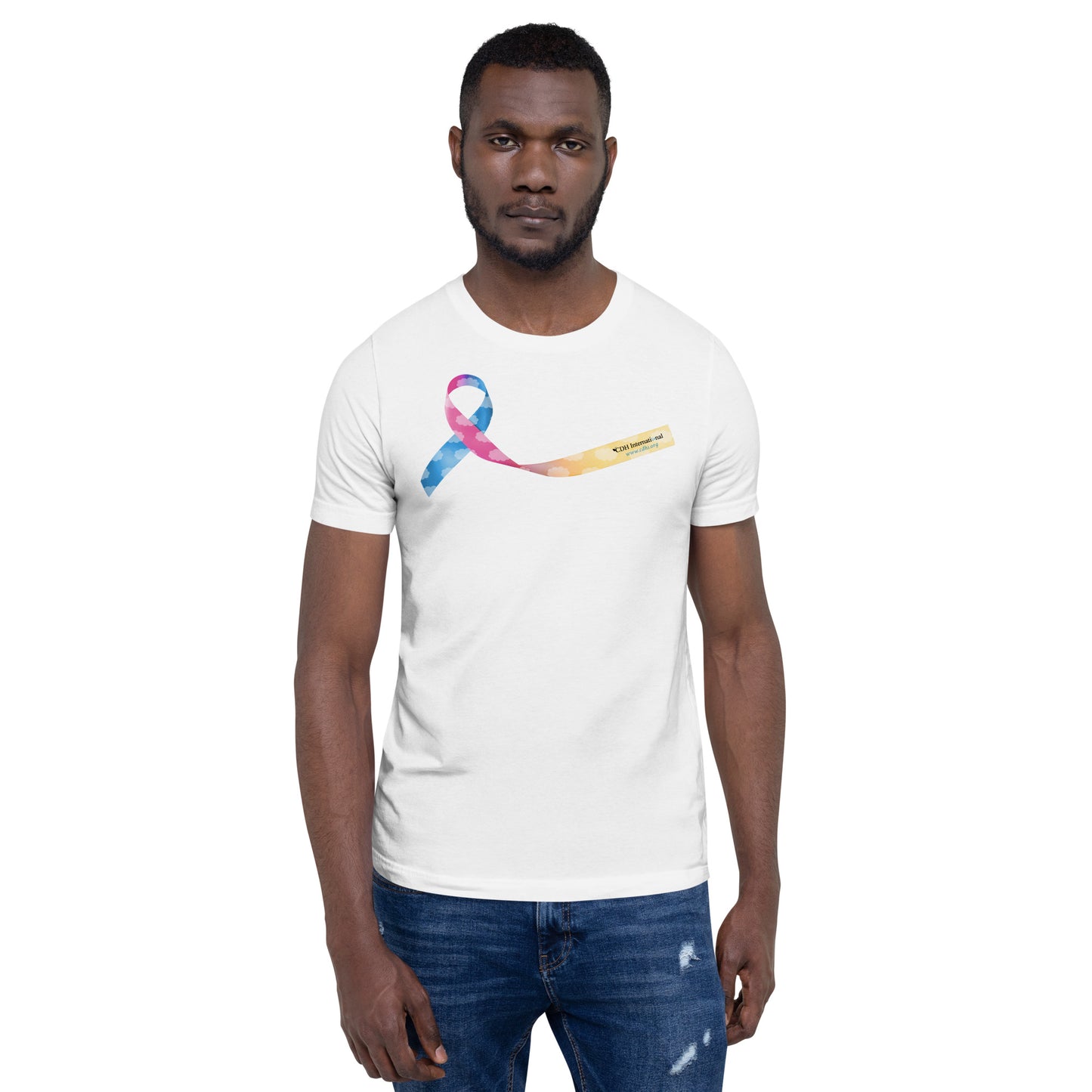 CDHAR- (19) Congenital Diaphragmatic Hernia Awareness Ribbon Unisex Tshirt 2