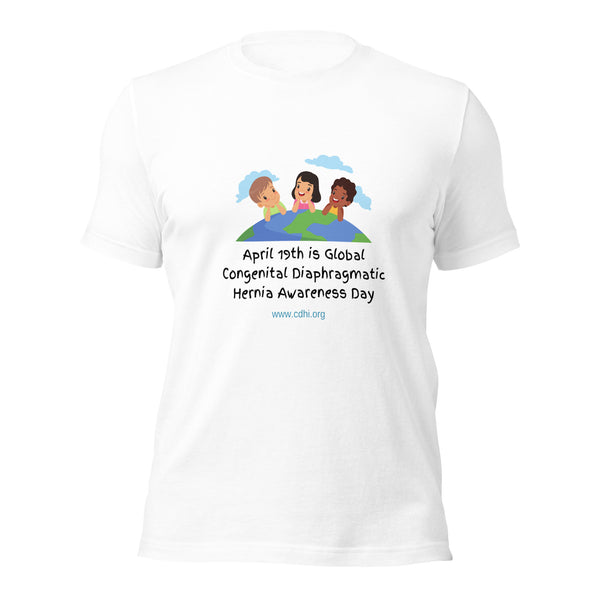 CDHA19- (10) April 19th is Congenital Diaphragmatic Hernia Awareness DayUnisex t-shirt