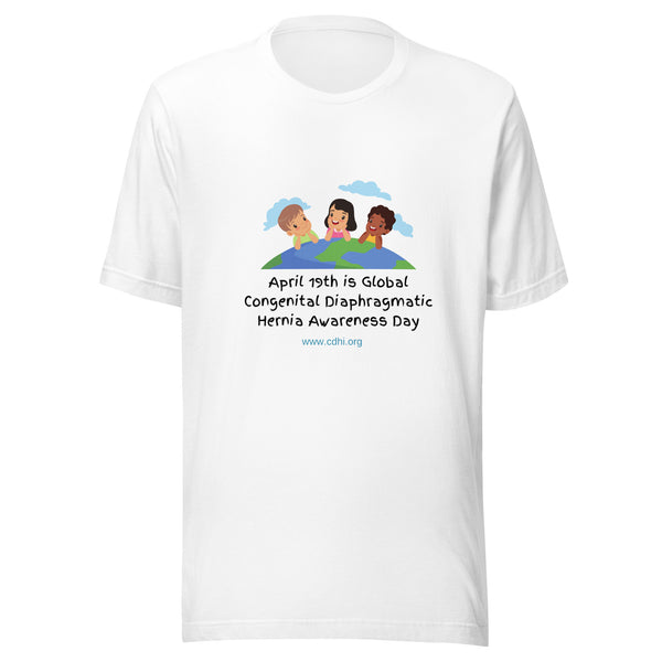 CDHA19- (10) April 19th is Congenital Diaphragmatic Hernia Awareness DayUnisex t-shirt