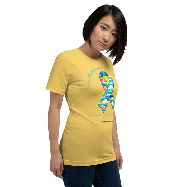 CDHAR- (42) Congenital Diaphragmatic Hernia Awareness Ribbon Unisex t-shirt