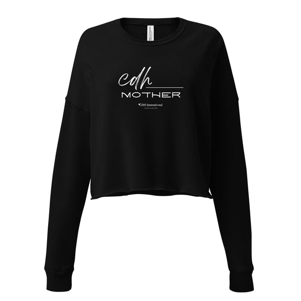 CDHF- (91) Congenital Diaphragmatic Hernia Awareness Mom Crop Sweatshirt copy