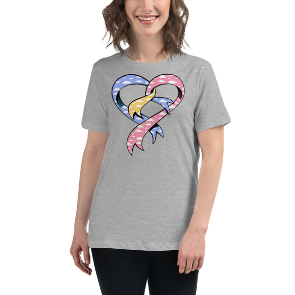 CDHAR- (24) Congenital Diaphragmatic Hernia Awareness Ribbon Women's Tshirt