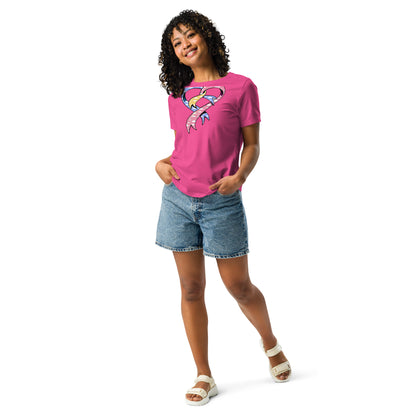 CDHAR- (24) Congenital Diaphragmatic Hernia Awareness Ribbon Women's Tshirt