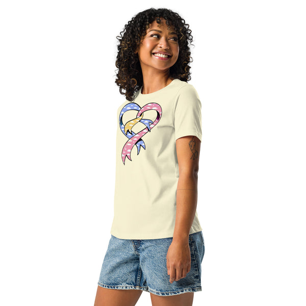 CDHAR- (24) Congenital Diaphragmatic Hernia Awareness Ribbon Women's Tshirt