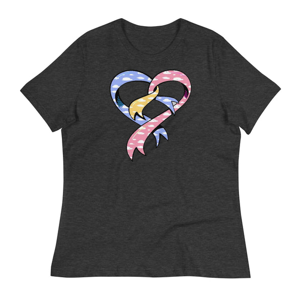 CDHAR- (24) Congenital Diaphragmatic Hernia Awareness Ribbon Women's Tshirt