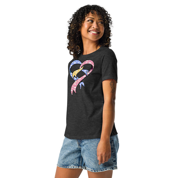 CDHAR- (24) Congenital Diaphragmatic Hernia Awareness Ribbon Women's Tshirt