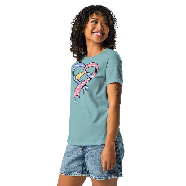 CDHAR- (24) Congenital Diaphragmatic Hernia Awareness Ribbon Women's Tshirt