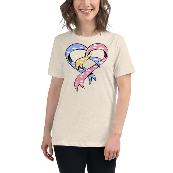 CDHAR- (24) Congenital Diaphragmatic Hernia Awareness Ribbon Women's Tshirt