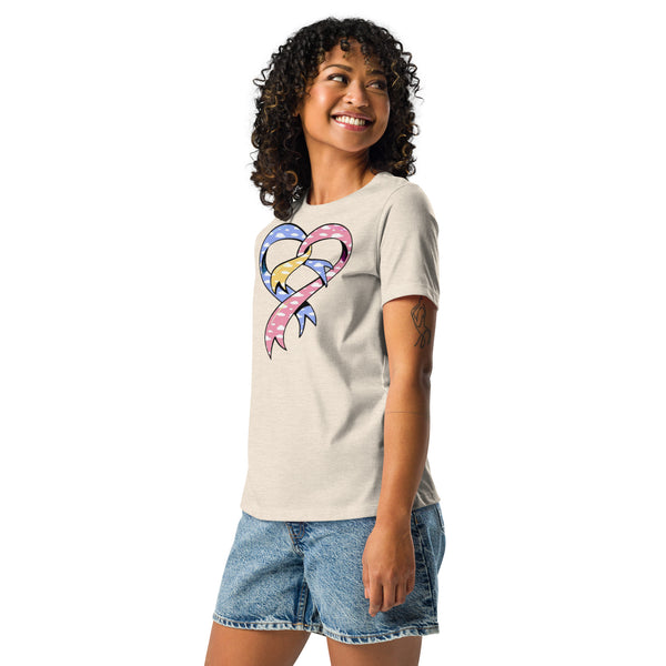 CDHAR- (24) Congenital Diaphragmatic Hernia Awareness Ribbon Women's Tshirt