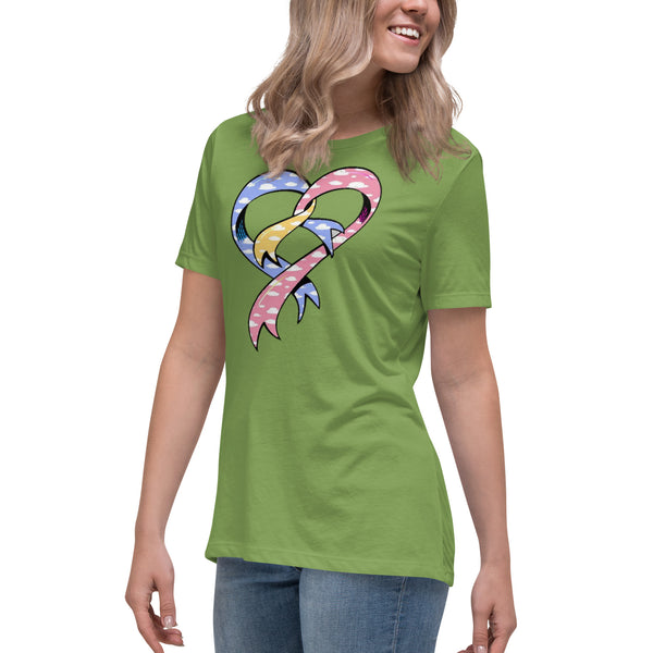 CDHAR- (24) Congenital Diaphragmatic Hernia Awareness Ribbon Women's Tshirt