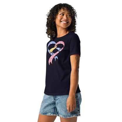 CDHAR- (24) Congenital Diaphragmatic Hernia Awareness Ribbon Women's Tshirt