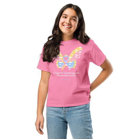 CDHAR- (27) Congenital Diaphragmatic Hernia Awareness Ribbon Youth classic tee