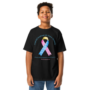 CDHAR- (1) Congenital Diaphragmatic Hernia Awareness Ribbon Youth classic tee