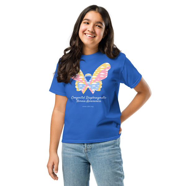 CDHAR- (27) Congenital Diaphragmatic Hernia Awareness Ribbon Youth classic tee