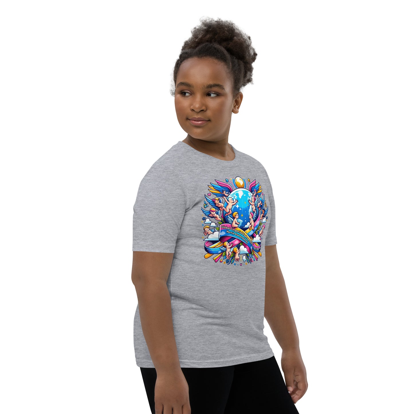 April 19th is Congenital Diaphragmatic Hernia Awareness Day Youth Short Sleeve T-Shirt