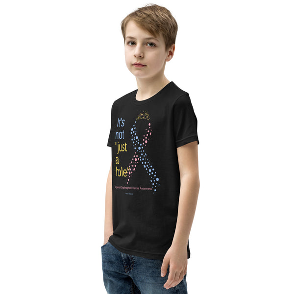 CDHAR- (39) Congenital Diaphragmatic Hernia Awareness Ribbon Youth Short Sleeve T-Shirt