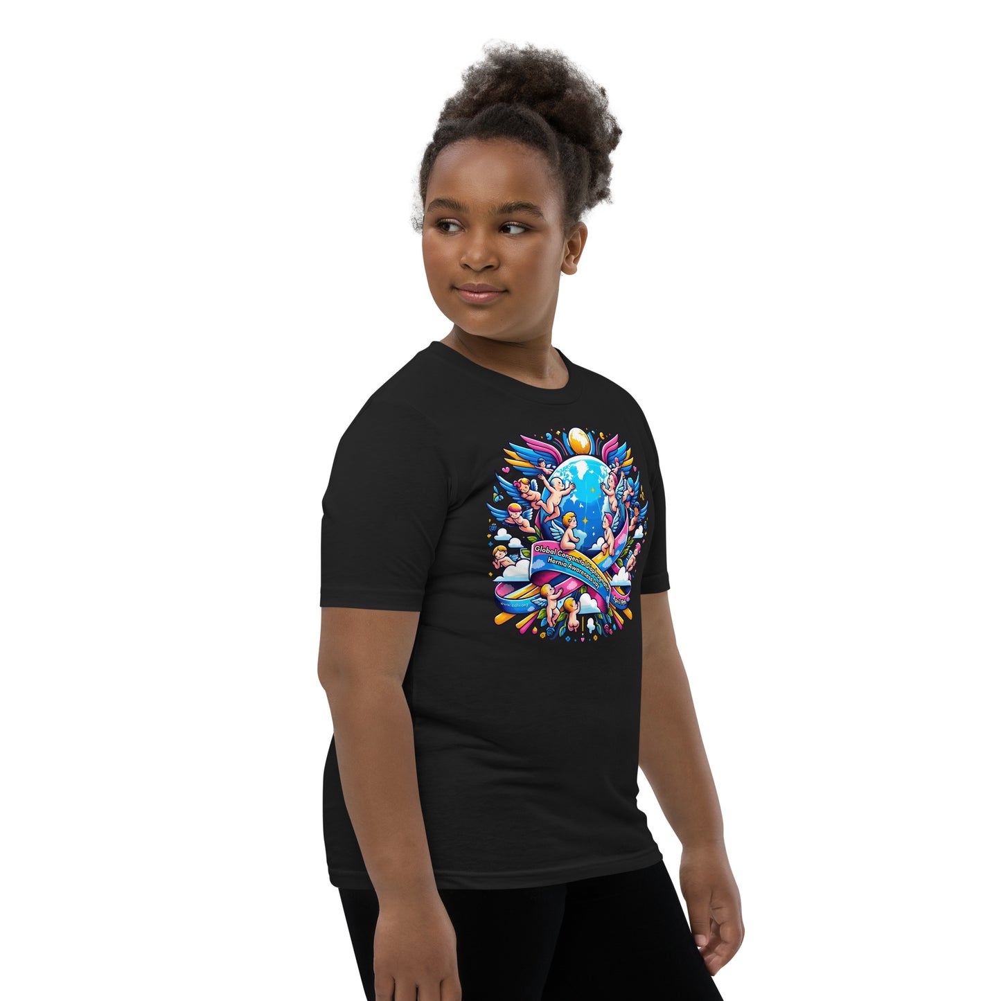 April 19th is Congenital Diaphragmatic Hernia Awareness Day Youth Short Sleeve T-Shirt