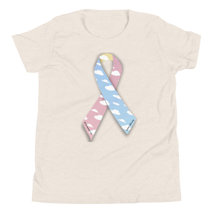 CDHAR- (15) Congenital Diaphragmatic Hernia Awareness Ribbon  Youth Short Sleeve T-Shirt