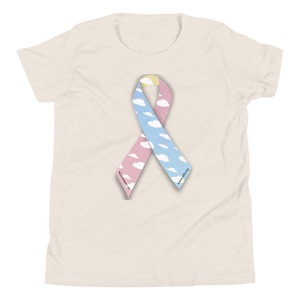 CDHAR- (15) Congenital Diaphragmatic Hernia Awareness Ribbon  Youth Short Sleeve T-Shirt