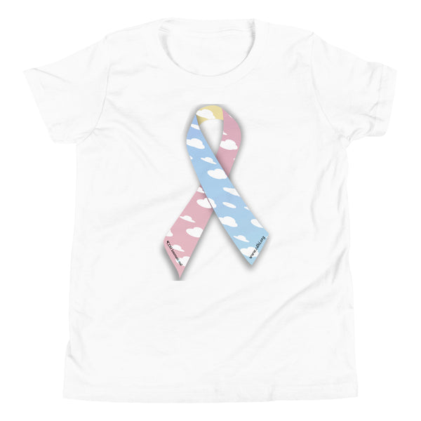 CDHAR- (15) Congenital Diaphragmatic Hernia Awareness Ribbon  Youth Short Sleeve T-Shirt