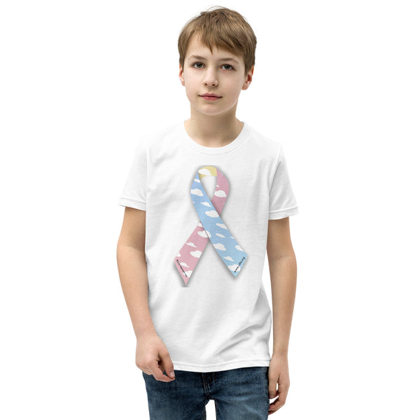 CDHAR- (15) Congenital Diaphragmatic Hernia Awareness Ribbon  Youth Short Sleeve T-Shirt