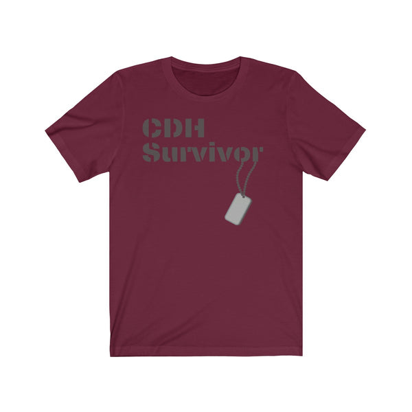 "CDH Survivor" Unisex Jersey Short Sleeve Tee (UK Printing) - CDH International