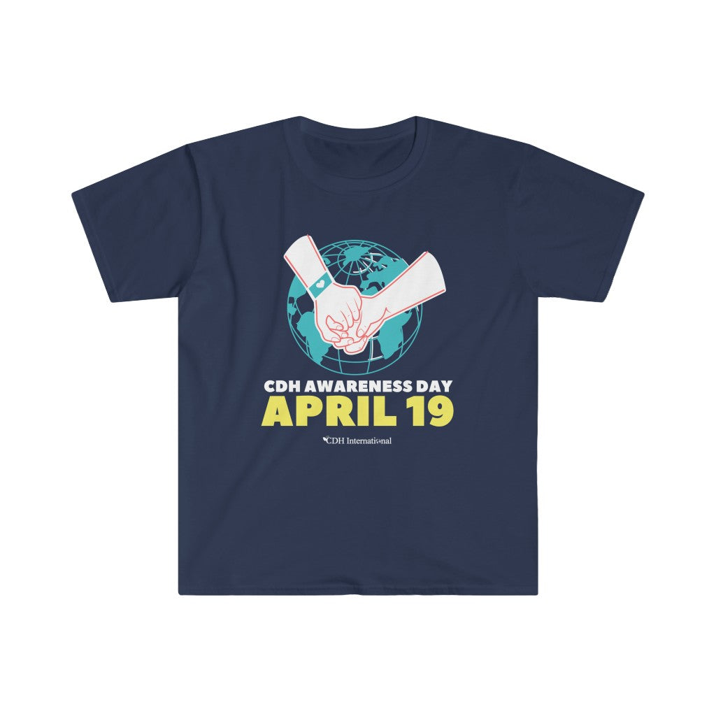 April 19th is CDH Awareness Day Unisex Softstyle T-Shirt