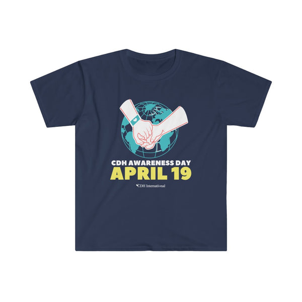 April 19th is CDH Awareness Day Unisex Softstyle T-Shirt
