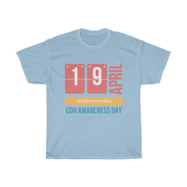 "CDH Awareness Day" Unisex Heavy Cotton Tee (UK  Printing) - CDH International