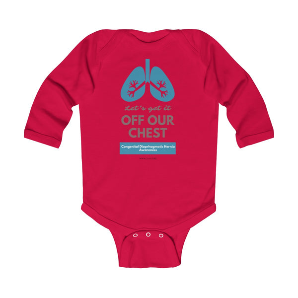 Get It Off Your Chest CDH Awareness Infant Long Sleeve Bodysuit - CDH International