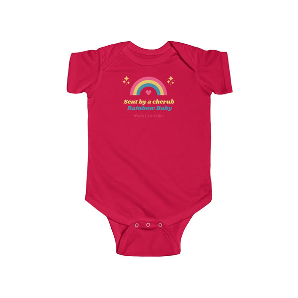 "CDH Rainbow Baby" Infant Fine Jersey Bodysuit (UK printing) - CDH International