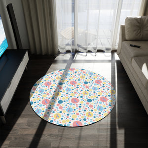 It's Not Just A Hole Congenital Diaphragmatic Hernia Awareness Large Dot Round Rug