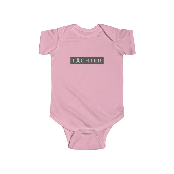 "Fighter-Pink" Infant Fine Jersey Bodysuit