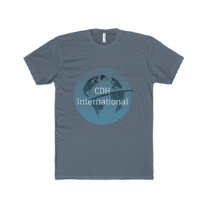 Men's Blue Globe Tee - CDH International
