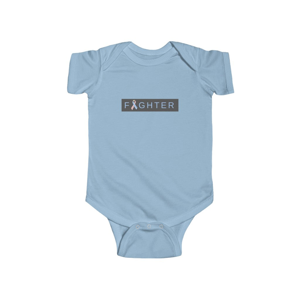 "Fighter-Blue" Infant Fine Jersey Bodysuit
