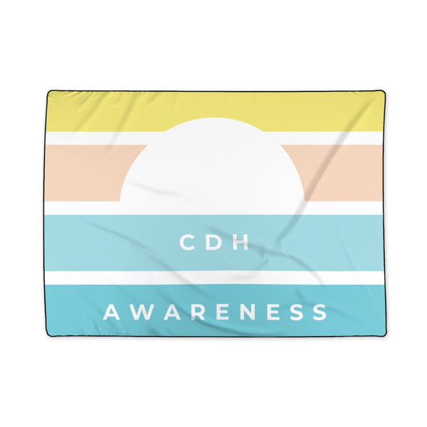 Raising CDH Awareness Every Day Polyester Blanket - CDH International