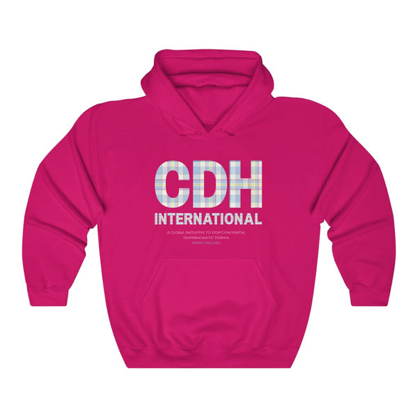 Official Congenital Diaphragmatic Hernia Awareness Dress Tartan Unisex Heavy Blend™ Hooded Sweatshirt
