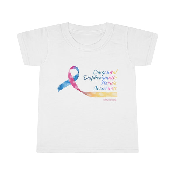 Congenital Diaphragmatic Hernia Awareness Ribbon Toddler T-shirt