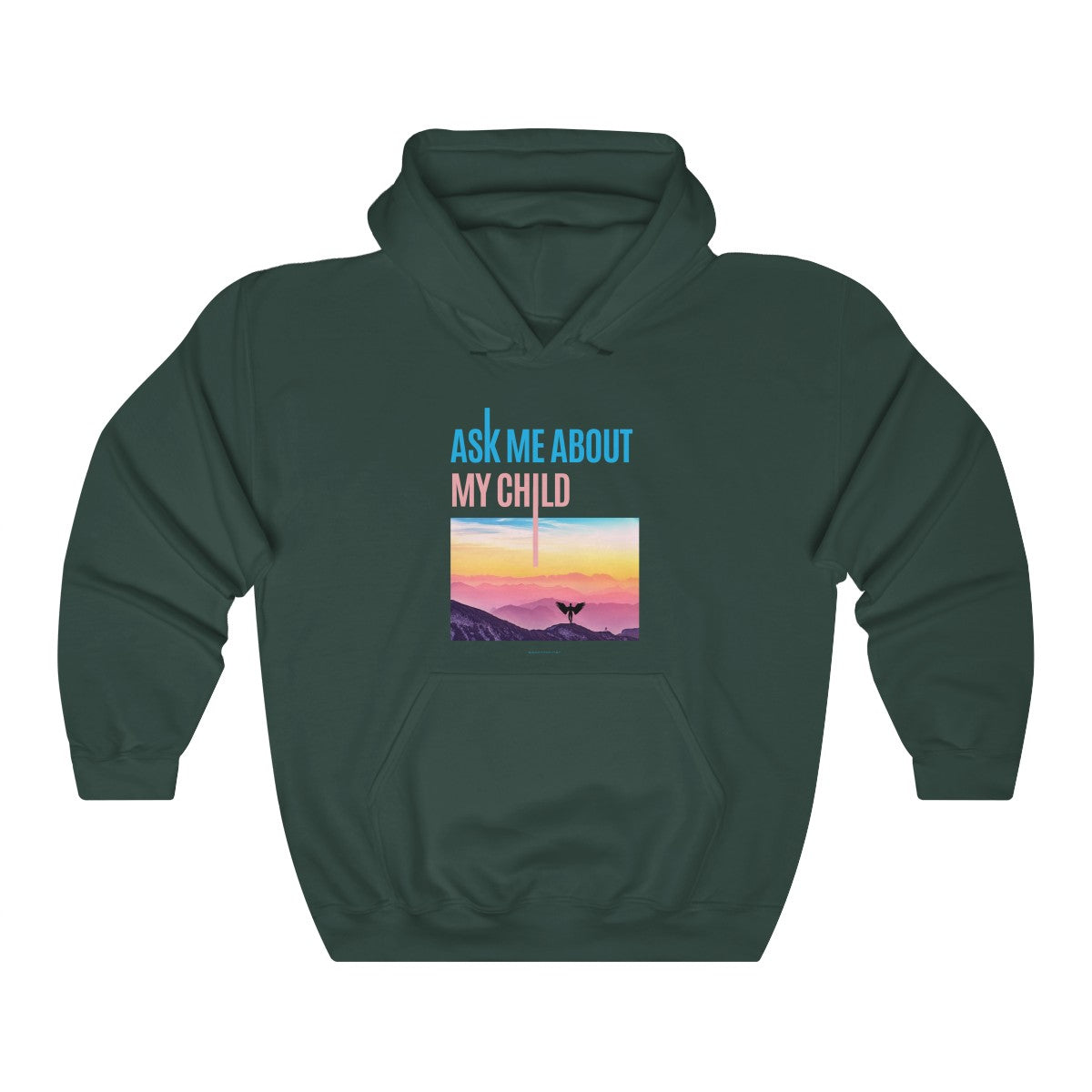 "Ask Me About My Child" CDH Awareness Unisex Heavy Blend™ Hooded Sweatshirt - CDH International