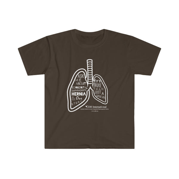CDH Lungs Unisex Softstyle T-Shirt - $5 off this week only!