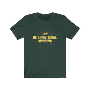 CDH International.  Established 1995.  Unisex Jersey Short Sleeve Tee