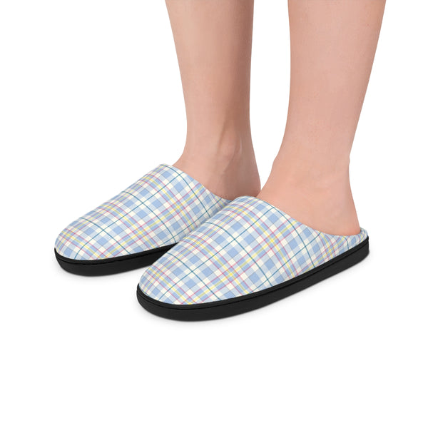 Congenital Diaphragmatic Hernia Awareness Dress Tartan Women's Indoor Slippers