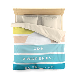 Raising CDH Awareness Every Day Microfiber Duvet Cover - CDH International