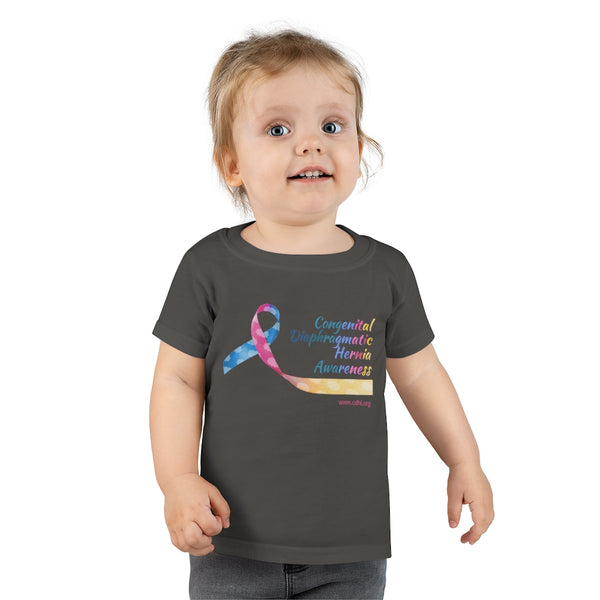 Congenital Diaphragmatic Hernia Awareness Ribbon Toddler T-shirt