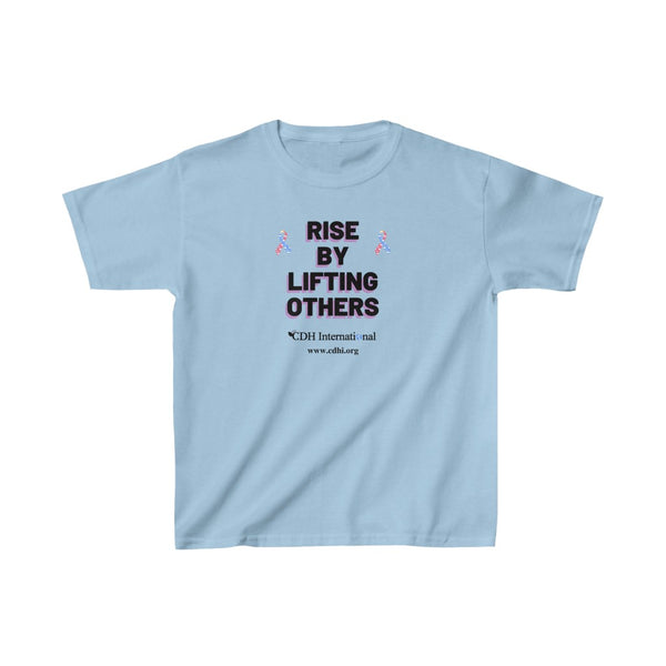 "Rise by lifting others" Kids Cotton™ Tee