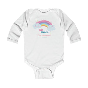 CDH Miracle Rainbow Infant Long Sleeve Bodysuit
