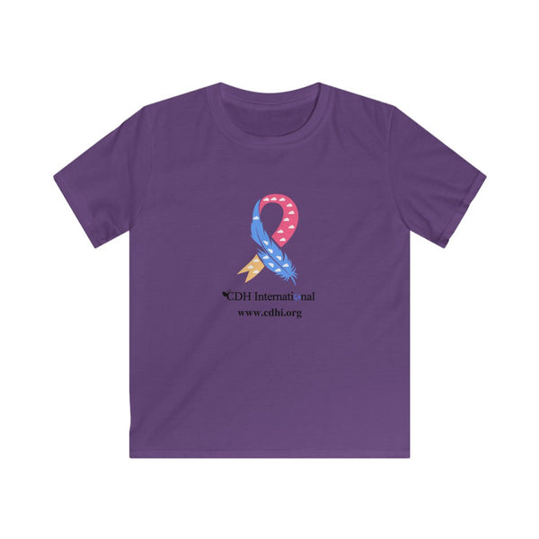 CDH Feather Ribbon Kids Softstyle Tee
